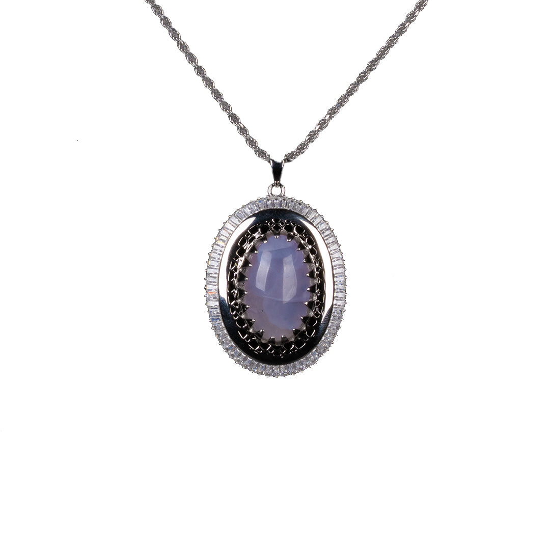 Amethyst Agate Pendant