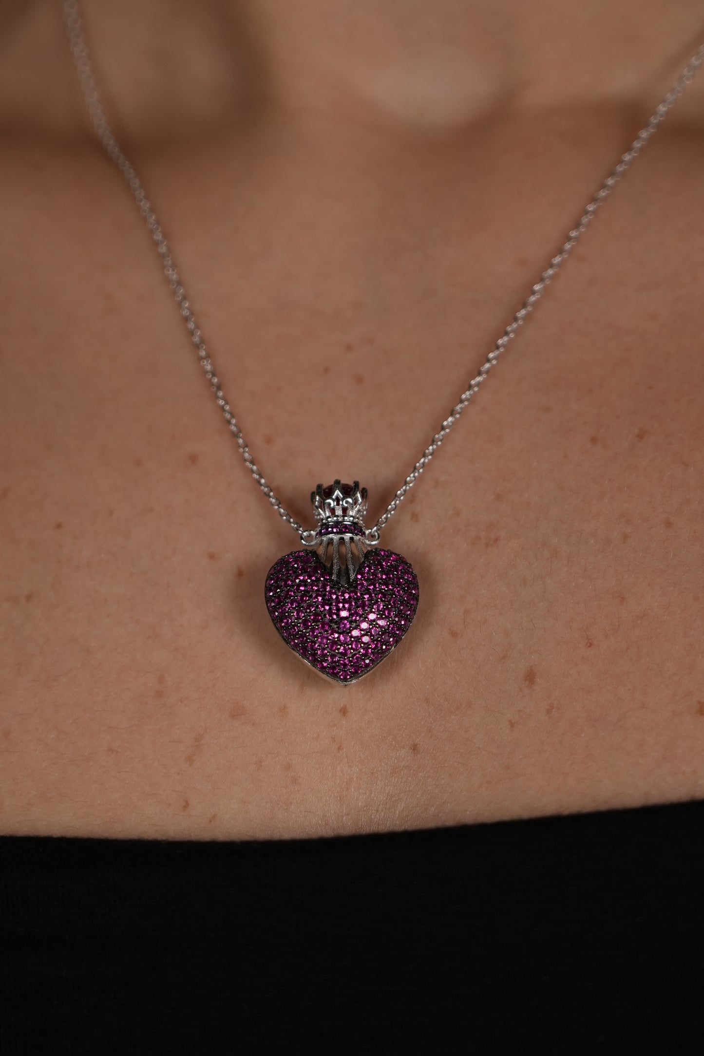 Pink Heart Pendant
