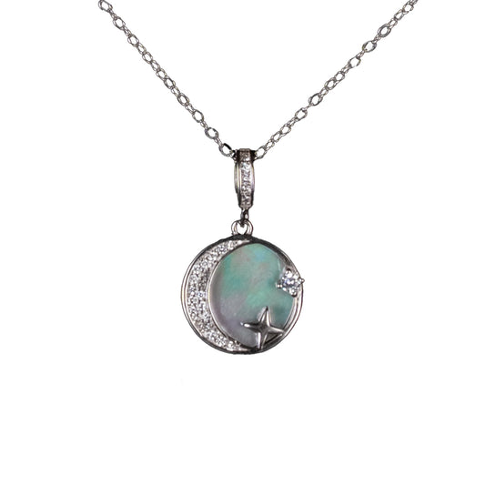 Celestial shell pendant