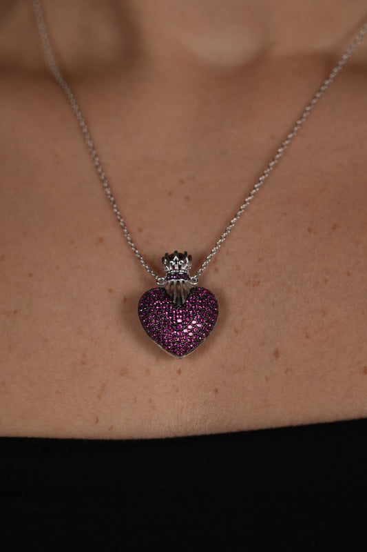 Pink Heart Pendant