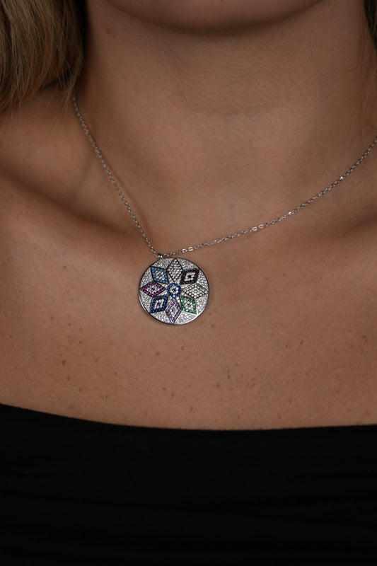 Floral Mandala Pendant